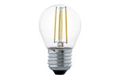 Lyskilder - EGLO LED pære G45 Krone 4W/827 470 lumen klar E27 - 110007
