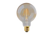 Lyskilder - EGLO LED pære G95 Globe 4,5W/822 400 lumen amber 3-trin dæmpbar E27 - 113046