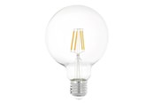 Lyskilder - EGLO LED pære G95 Globe 4W/827 470 lumen klar E27 - 110009