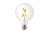 Lyskilder - EGLO LED pære G95 Globe 7,5W/827 806 lumen klar dæmpbar E27 - 110024