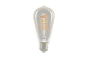 Lyskilder - EGLO LED pære ST64 Spiral 4W/822 270 lumen amber 3-trin dæmpbar E27 - 113051