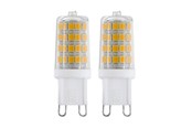 Lyskilder - EGLO LED pære SMD 3W/830 320 lumen 2-pak G9 - 110154