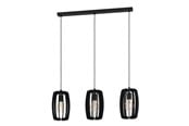 Lamper - EGLO Bajazzara Langbord 3L E27 Sort - 900505