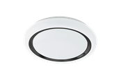 Lamper - EGLO CAPASSO loftlampe, sort/hvid - 900149