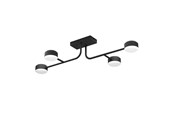 Lamper - EGLO Clavellina Loft 4X800Lm Dæmpb. 890X465 3000K Sort - 900351