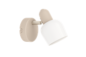 Lamper - EGLO CORATO spot, sand/hvid - 900714