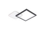 Lamper - EGLO GAFARES loftlampe med fjernbetjening 330x330 mm, 3000-6500K, hvid/sort - 900422