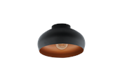 Lamper - EGLO MOGANO 2 loftlampe Ø280 mm, sort/kobber - 900555