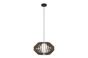 Lamper - EGLO RUSTICARIA pendel, brun/hvid - 900386