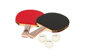 Fodbold og boldspil - My Hood 2 bordtennisbat med 3 bolde - 901021