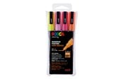 Hobby artikler - POSCA  marker sæt PC-3M, 4 ass. Glitter farver, warm - 401639
