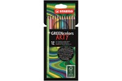 Hobby artikler - STABILO ® Arty GREENfarver FSC®-mærkede farve blyanter, sæt med 12 penne - 208704