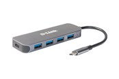 USB hub - D-Link DUB-2340 - hub - 5 ports USB hub - 5 ports - Grå - DUB-2340