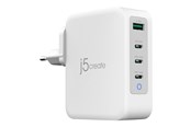 Mobil - Adaptere & Opladere - j5create 130W GaN 4-Port Charger - JUP43130E-EN