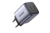 Mobil - Adaptere & Opladere - UGREEN Nexode GaN 45W Dual USB-C PD Charger - Space Gray - 90573