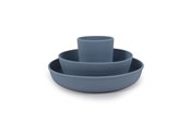 Baby Udstyr - Filibabba Silicone dinner set - Powder Blue - FI-SI015