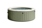 Udendørs Spa og Jacuzzi - Intex PureSpa Bubble Massage sæt, olivengrøn rund, 795L, 196x71 cm - 28426