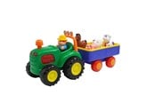 Babylegetøj - Happy Baby Traktor med Vogn og Dyr - 502038