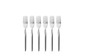 Køkkenredskaber - Gense Cake fork Twist 16 cm 6 pieces Glossy steel - 20591