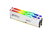 RAM - Kingston FURY Beast RGB DDR5-5200 - 32GB - CL40 - Dual Channel (2 pcs) - Intel XMP - Hvid med RGB - KF552C40BWAK2-32