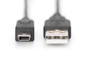 USB kabel - DIGITUS USB 2.0 Type-A to Type-B - 1.8m - AK-300130-018-S