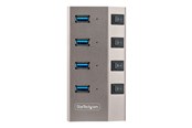 USB hub - StarTech.com 5G4AIBS-USB-HUB-EU USB hub - 4 ports - Grå - 5G4AIBS-USB-HUB-EU