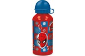 Skoletilbehør - Euromic Spiderman vandflaske, alu 400 ml - 088808717-74734