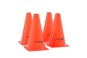 Udendørsleg - My Hood 4 orange kegler - 22 cm - 302041
