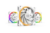 Kabinet Køler - be quiet! LIGHT WINGS 120mm PWM high-speed Triple-Pack - Kabinet køler - 120mm - Hvid med RGB - 31 dBA - BL101