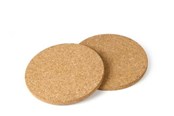 Køkkentilbehør - Funktion Trivets Cork 2 round Ø17 - 980186