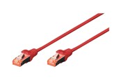 Netværkskabel - DIGITUS Professional patch cable - 3 m - red RAL 3020 - 3m - DK-1644-030/R