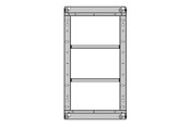 Vægbeslag, AV-Beslag & AV-Møbler - Multibrackets M Pro Series - enclosure - for digital signage LCD panel - black - Max 48 kg - recommended for 46" - 7350105214745
