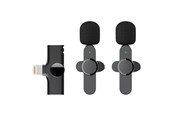 Mobil - Andet Tilbehør - Lippa Dual Wireless Lavalier Microphone With Lightning Connector - LPK52-L
