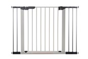 Baby Udstyr - BabyDan Premier sikkerhedsgitter med 5 forlængere, sølv, 105,5-112,8 cm - 60117-2695-01