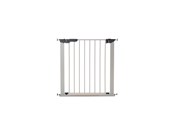 Baby Udstyr - BabyDan Premier sikkerhedsgitter med 2 forlængere, sølv, 86-93,3 cm - 500934