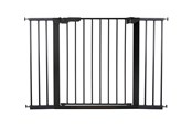 Baby Udstyr - BabyDan Premier sikkerhedsgitter med 6 forlængere, sort, 112-119,3 cm - 60116-2696-01