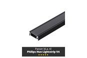 Smart Home - Light Solutions Aluminum profile - Model S for Philips Hue and WiZ - Black - 5714255008067