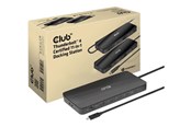 Dockingstation - Club 3D - docking station - USB-C / Thunderbolt 3 / Thunderbolt 4 - 3 x Thunderbolt 4 - GigE - CSV-1581
