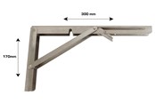 Beslag & hængsler - Home>it Foldable Shelf Bracket 300 x 170 mm - 16940