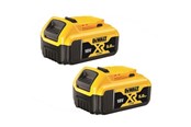 Akku & Lader - Dewalt DCB184P2-XJ 18 V 5 Ah Battery Set - DCB184P2-XJ