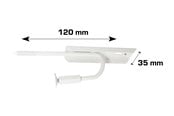 Værktøj - Home>it Window Sill Bracket with Wall Bracket 120 mm - 16978