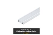 Smart Home - Light Solutions Aluminum profile - Model S for Philips Hue and WiZ - White - 5714255008050