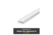 Smart Home - Light Solutions Aluminiumsprofil - Model S til Philips Hue og LIFX - Alu - 1 meter - 5714255008074