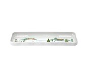 Køkkentilbehør - Pillivuyt Dish rectangular Winter 36 x 12 cm White Ovenproof porcelain - 28349
