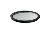 Køkkentilbehør - Rösle Glass lid 24 cm Clear/Black Glass/Silicone - 22557