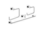 Badeværelsestilbehør - Grohe  Essentials Cube tilbehørssæt 4-i-1 krom - 40778001