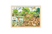 Puslespil - Goki Puzzle Nature 96pcs. Wood - 57582