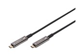USB kabel - DIGITUS - USB-C cable - 24 pin USB-C to 24 pin USB-C - 10 m - AK-330160-100-S