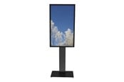 Vægbeslag, AV-Beslag & AV-Møbler - HI-ND Floorstand Glass - stand - for LCD display / digital player - black RAL 9005 - Max - recommended for 55" - FS5511-5101-02