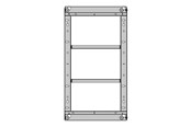 Vægbeslag, AV-Beslag & AV-Møbler - Multibrackets M Pro - mounting kit - black - Max 160 kg - recommended for 75" - 7350105215339